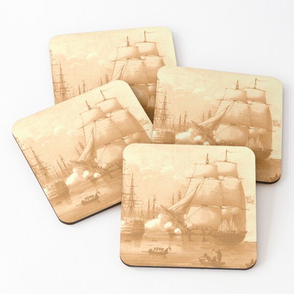 Item preview, Colonial Ship (Sepia) designed and sold by LansingOLeary.