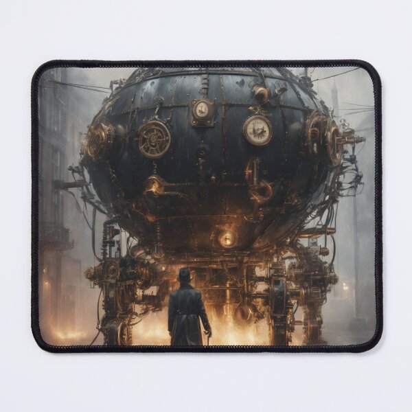 Item preview, A man and his invention designed and sold by WonderfulAiArt.