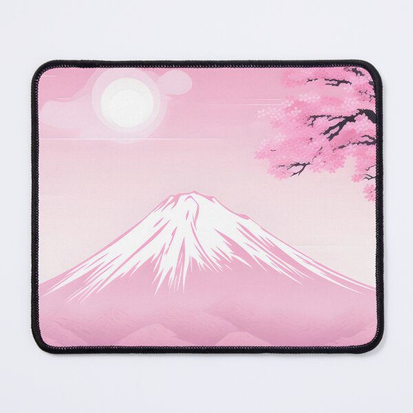Item preview, Pink Japanese Fuji White Border Aesthetic designed and sold by RibbitFans101.