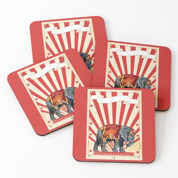 Item preview, Vintage Circus Elephant designed and sold by CottageBunny.