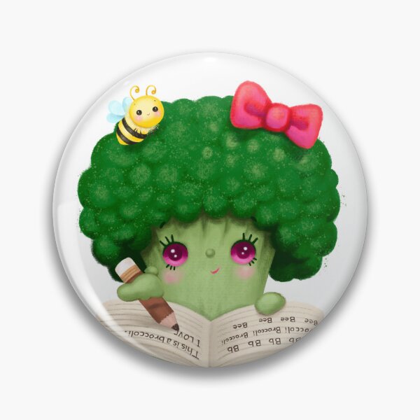 Item preview, Cute Broccoli writing “I love …” designed and sold by LullaStudio.
