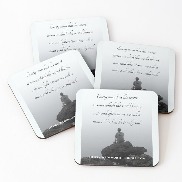 Item preview, Copy of Henry Wadsworth Longfellow : Every man has his secret sorrows which the world knows not... designed and sold by artbleed.