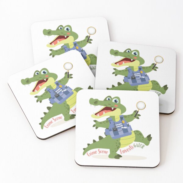 Item preview, Crime Scene Investi-Gator Sticker designed and sold by SceneOfTheCrime.