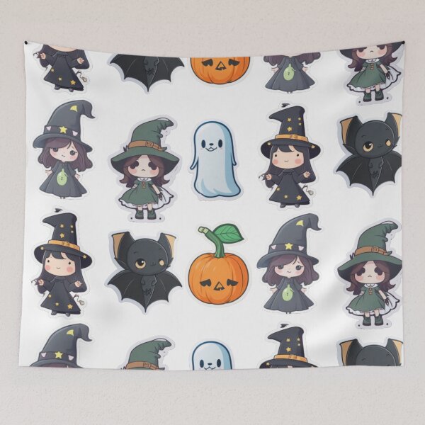 Item preview, HQALLOWEEN STICKERS PACK designed and sold by TOGETHERINSIEME.