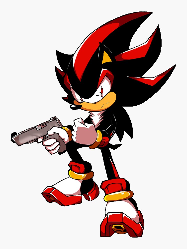 SONIC ADVENTURE 2 (SHADOW) Sticker for Sale by etherealmold