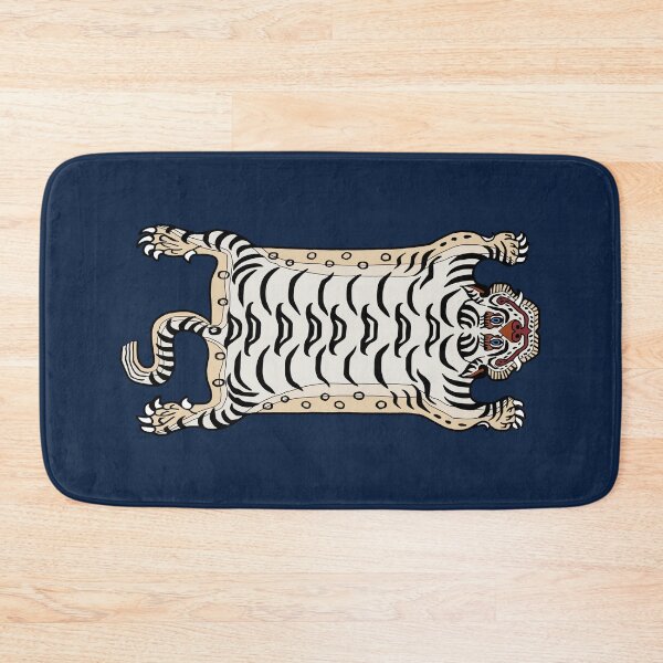 Item preview, TIBETAN TIGER RUG-white 2 designed and sold by BEATRIZ ABAITUA.