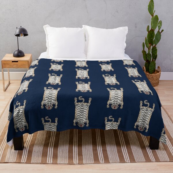 Item preview, TIBETAN TIGER RUG-white 2 designed and sold by BEATRIZ ABAITUA.