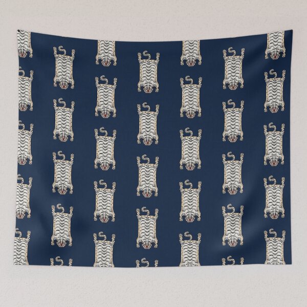Item preview, TIBETAN TIGER RUG-white 2 designed and sold by BEATRIZ ABAITUA.