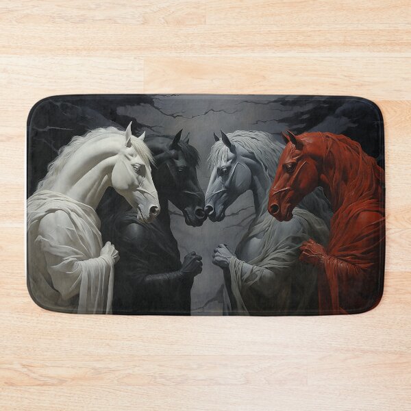 Item preview, Horseman of the apocalypse,4 horses of different colors : red,black,gray,white. designed and sold by Dream-Way.