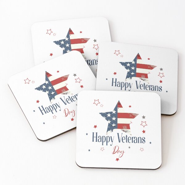 Item preview, Happy veterans day. USA national holiday. American flag. designed and sold by Anastasiia Yurevych.