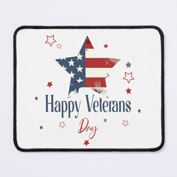 Item preview, Happy veterans day. USA national holiday. American flag. designed and sold by Anastasiia Yurevych.