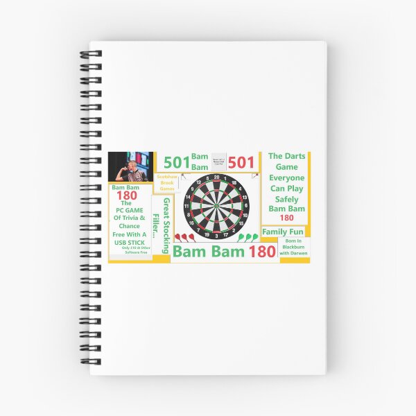 Artikelvorschau, Bam Bam 180 Dartspiel für alle entworfen und verkauft von DJLancs.