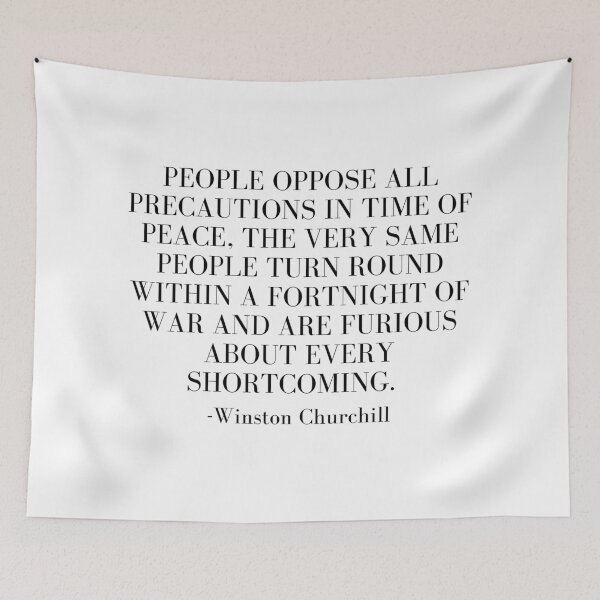 Item preview, Winston Churchill quote designed and sold by Neeshki.