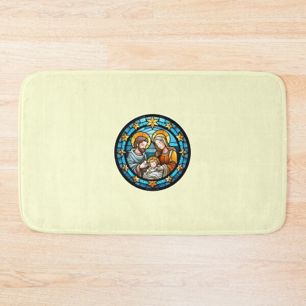 Item preview, Nativity stained glass sticker 2 designed and sold by vialgames.