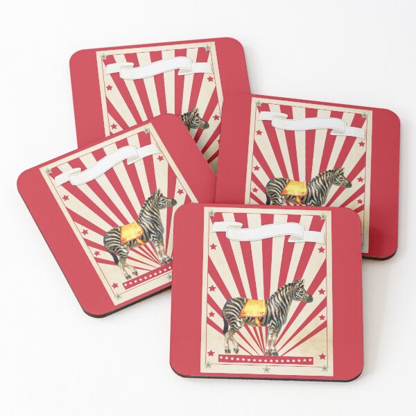 Item preview, Vintage Circus Zebra designed and sold by CottageBunny.