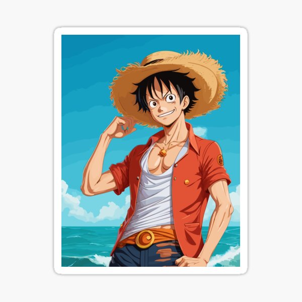 Monkey D. Luffy Sticker by DesignLO2