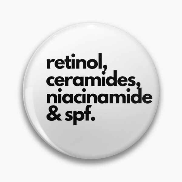 Item preview, Retinol, ceramides, niacinamide & spf for skincare enthusiasts designed and sold by EdytaGister.