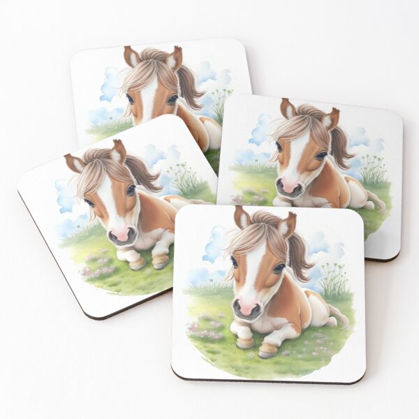 Item preview, Shetland Pony Sitting on the Grass designed and sold by Wolfheartart.