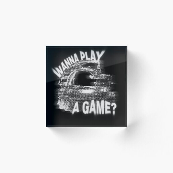 Item preview, saw reverse bear trap jigsaw wanna play a game dark designed and sold by ODDMOBIUS.