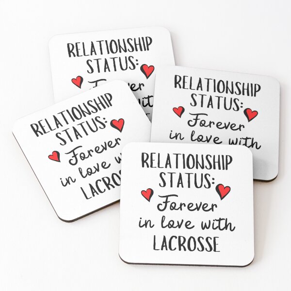 Item preview, Relationship Status: Forever in love with lacrosse designed and sold by TheGreenGoat.