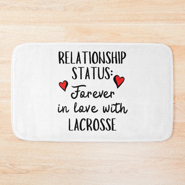 Item preview, Relationship Status: Forever in love with lacrosse designed and sold by TheGreenGoat.
