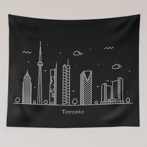 Item preview, Toronto Skyline Minimal Line Art Poster designed and sold by A Deniz Akerman.
