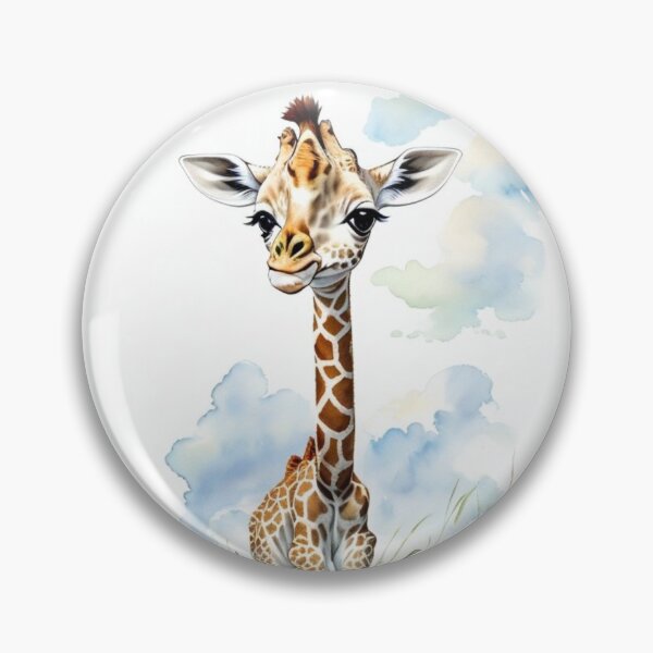 Item preview, Baby Giraffe Watercolour Design designed and sold by Wolfheartart.
