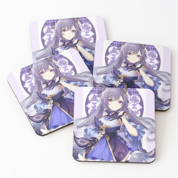Item preview, Keqing Official Poster designed and sold by Astral Drop.