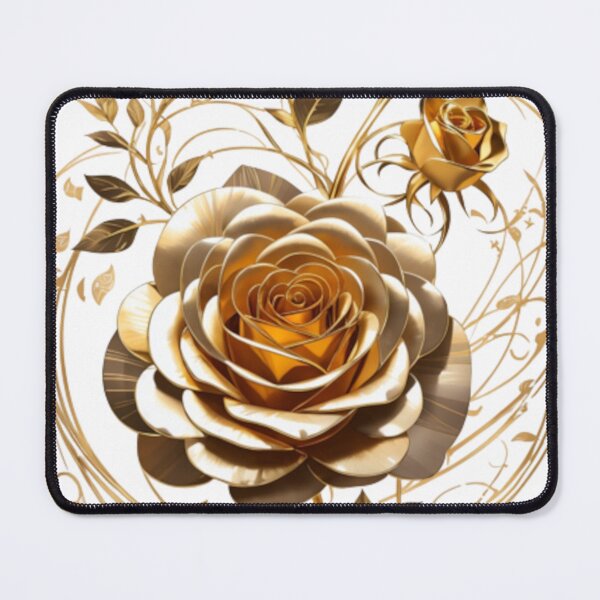 Item preview, A Single Golden Rose Design 003 designed and sold by Alexis Art Collection.