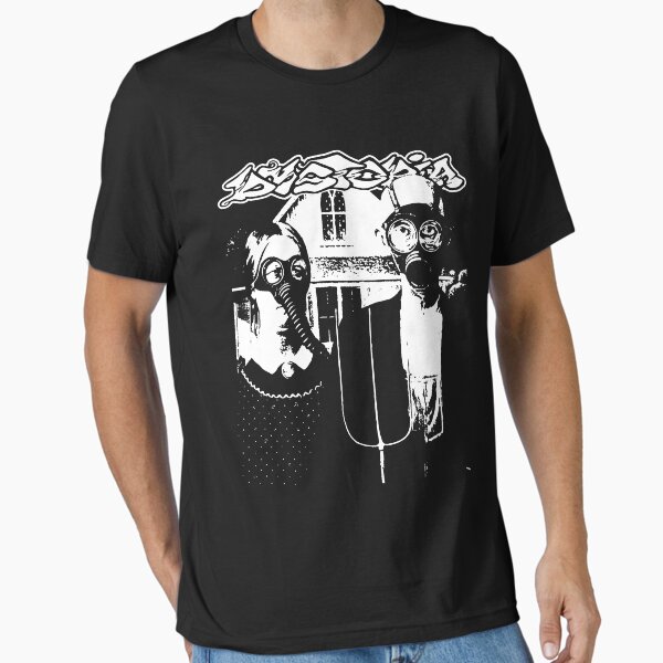 Item preview, Dystopia Crust Punk Band - American Gothic Shirt - Vintage Heavy Metal, Punk, Hardcore Shirt designed and sold by Creeping Time.
