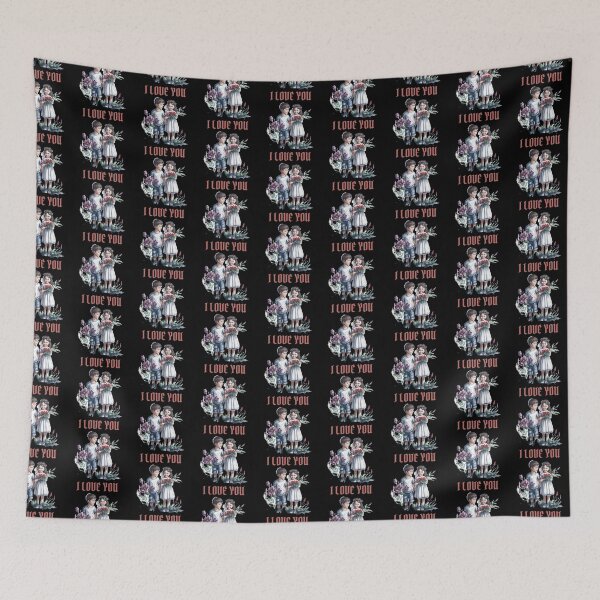 Item preview, brother and sister with flowers designed and sold by EuropeanPrints.