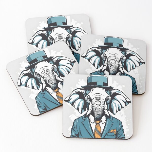 Item preview, An elephant businessman  designed and sold by studiomrska.