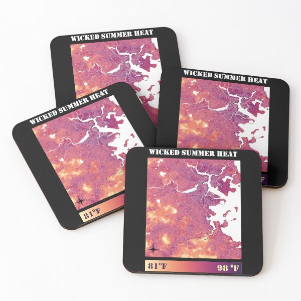 Item preview, Climate Change: Boston Summer Evening Urban Heat designed and sold by DreamingBeetle.