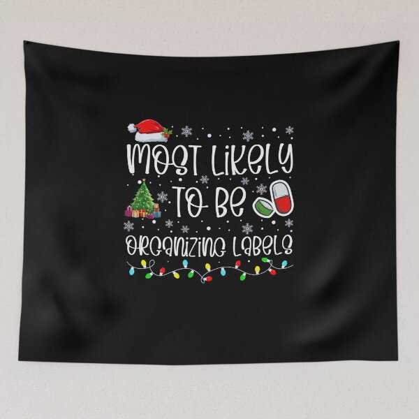 Item preview, Most Likely To Be Organizing Labels designed and sold by Hey-Nice-Shirt.