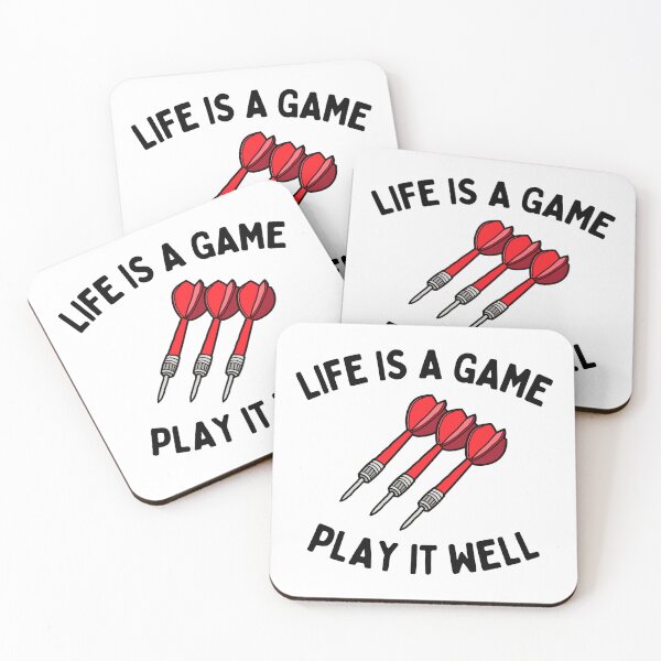 Item preview, Darts:Life is a game. Play it well designed and sold by TheGreenGoat.