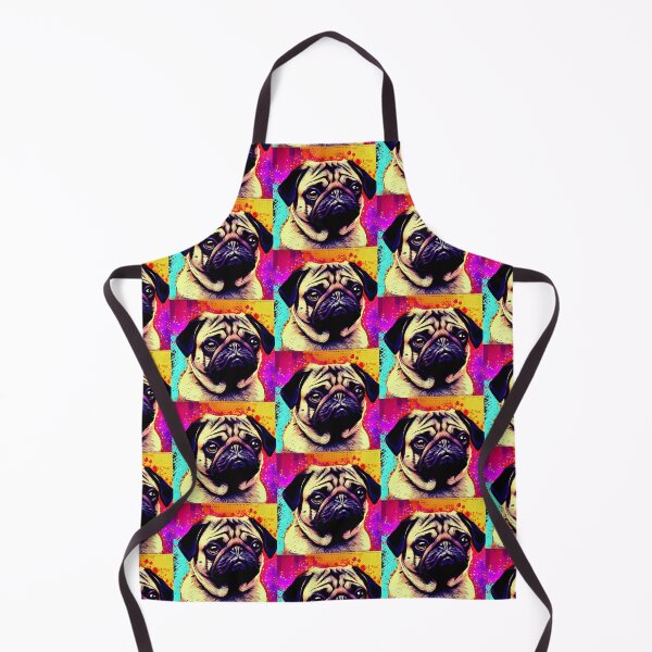 Item preview, Pug Painted Pop Art designed and sold by FunnehGacha.