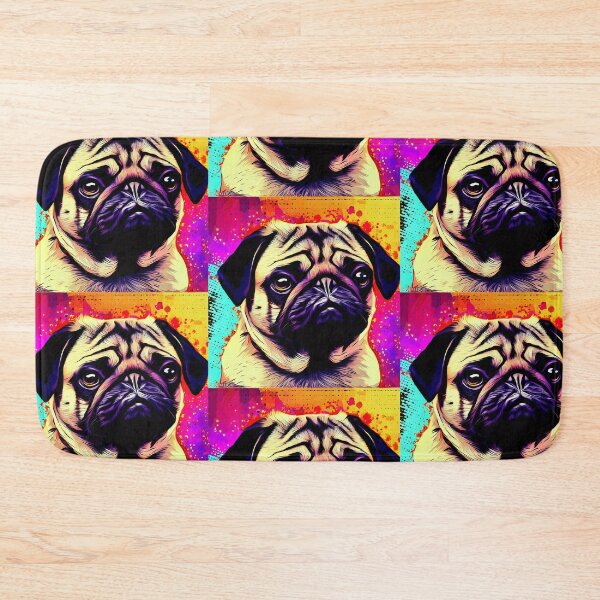 Item preview, Pug Painted Pop Art designed and sold by FunnehGacha.