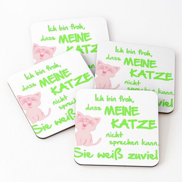 Artikelvorschau, Ich bin froh,dass meine Katze nicht sprechen kann. Sie weiß zu viel! entworfen und verkauft von Sanooshop.