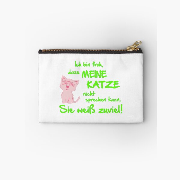 Artikelvorschau, Ich bin froh,dass meine Katze nicht sprechen kann. Sie weiß zu viel! entworfen und verkauft von Sanooshop.
