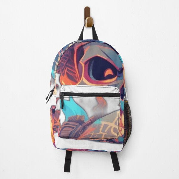 Item preview, Happy skull  in soft multicolored flames designed and sold by MysticCranium.