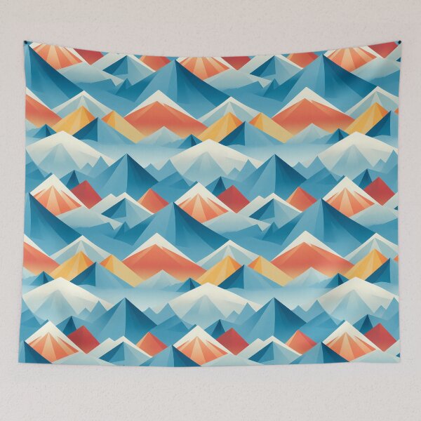 Item preview, Mountainous Peaks Pattern designed and sold by 89BLACK.