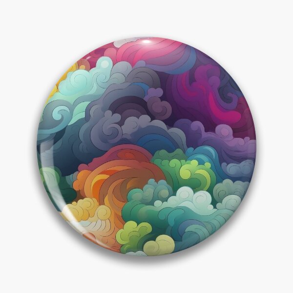 Item preview, Rainbow Storm Seamless Pattern designed and sold by exitbird.