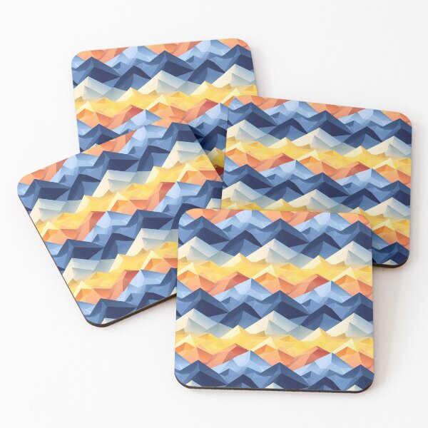 Item preview, Colourful Mountain Peaks designed and sold by 89BLACK.
