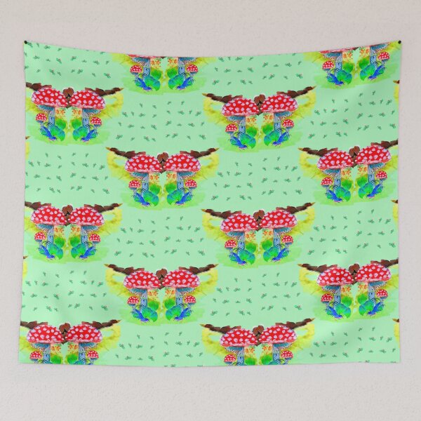 Item preview, Spider on Fairystools hiding from a predatory bird designed and sold by drp24.