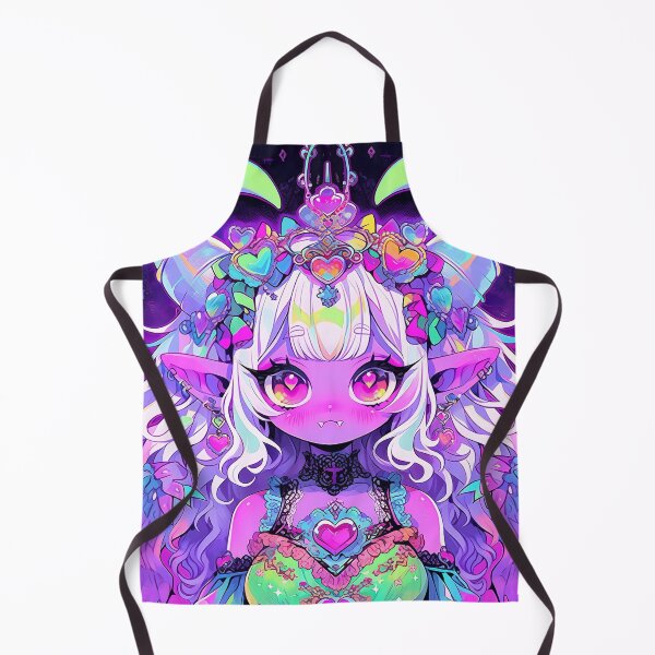 Item preview, Adorable Bright Pastel Little Demon Anime Girl designed and sold by bubblegoth.