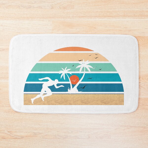 Item preview, Silhouette Sprint with Retro Sunset on Beach designed and sold by Project4X.