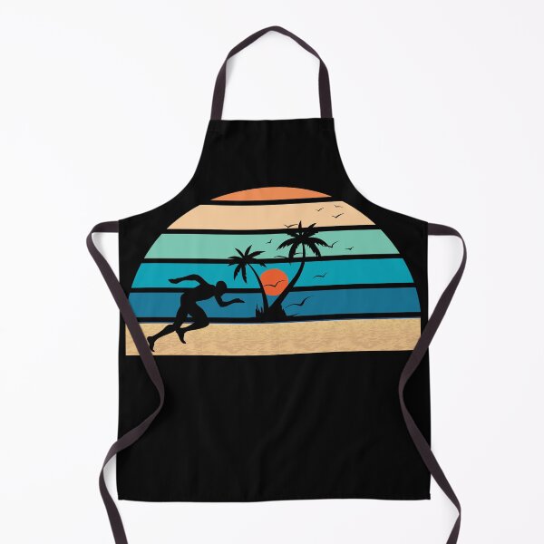 Item preview, Silhouette Sprint with Retro Sunset on Beach designed and sold by Project4X.