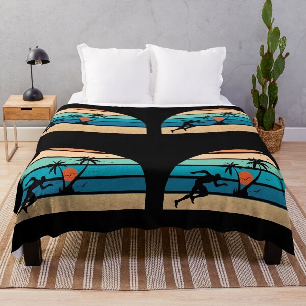 Item preview, Silhouette Sprint with Retro Sunset on Beach designed and sold by Project4X.