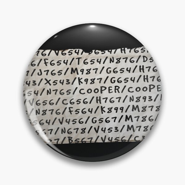 Item preview, Twin Peaks Major Brigg's Note reverse side designed and sold by SideSignal.