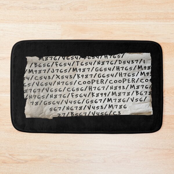 Item preview, Twin Peaks Major Brigg's Note reverse side designed and sold by SideSignal.